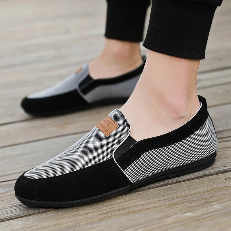 Shoes Men Loafers driving Fashion Boat Footwear Man canvas Moccasins MenS Shoes Men Comfy Drive Mens Casual Shoes 260626 - view 7