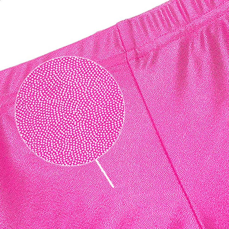 Dance Shorts for Girls Kids Bronzing Metallic Pants Elastic Children Glossy Gymnastic Dancewear Blank Solid Sports Shiny Glitter 260626 - view 5
