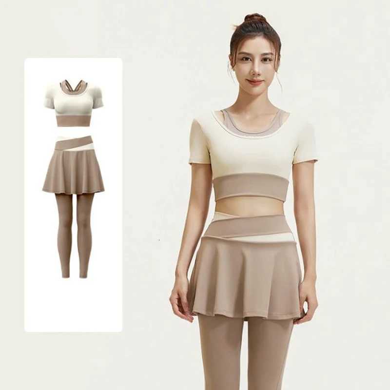 Feeling 2026 Naked Fashion Women Stretchy 2 Piece Yoga Set High Waist Butt Lifting Activewear for Running Fitness Workout M260626 - view 5