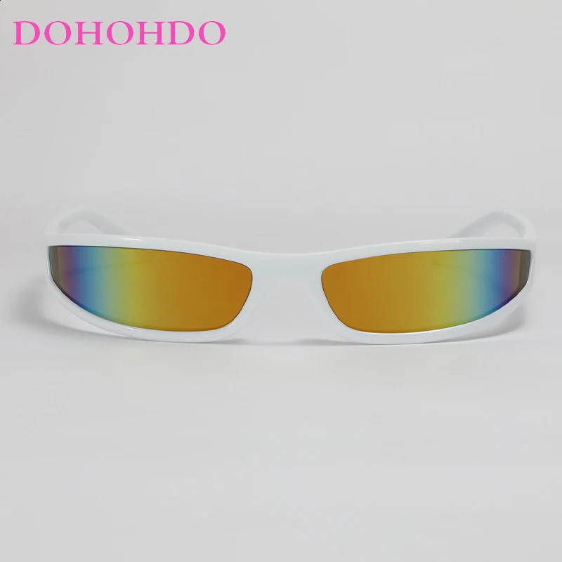 DOHOHDO Y2K Sport Sunglasses For Women Men Rectangle Narrow Shade Eyewear Male Punk Cycling Driving Sun Glasses UV400 260626 - view 5