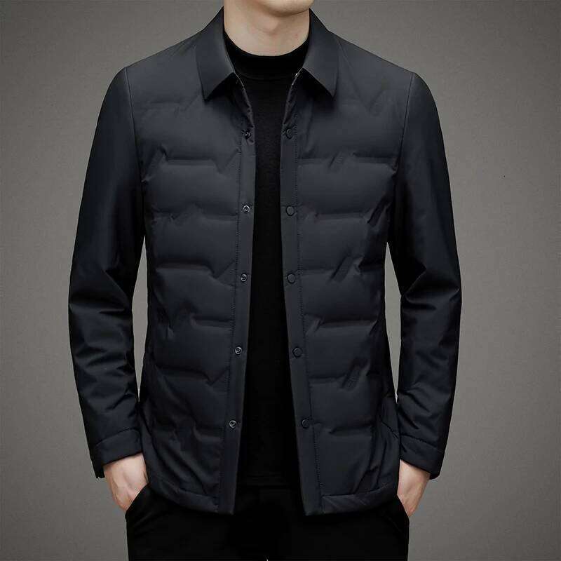 2024 new arrival winter jacket 90% white duck down jackets men,mens fashion thicken warm parkas high quality coat male J260626 - view 3