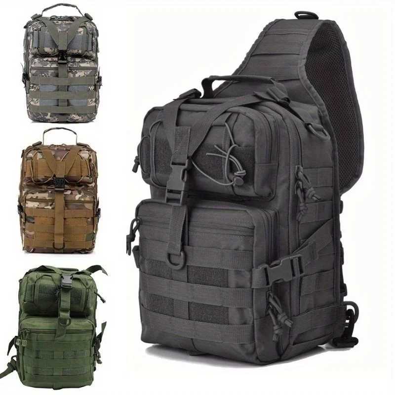 Backpack Mens Chest Bag Sling Waterproof EDC Rucksack Bag For Outdoor Hiking Camping Trekking Travel M260626 - view 5