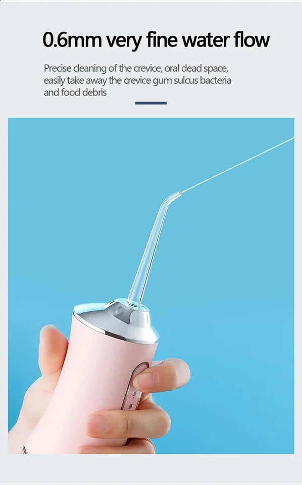 Oral Irrigator Dental Water Jet Flosser Appliance Pick Floss Dentistry Mouth Washing Machine Teeth Cleaning Tools 260626 - view 4