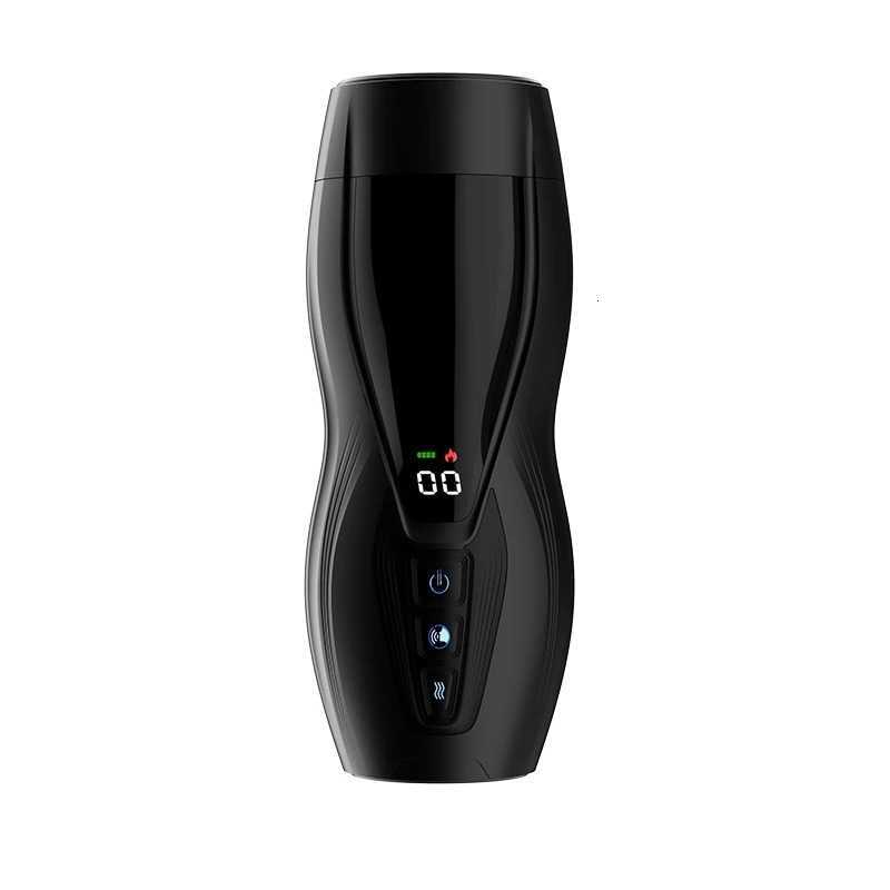 telescopic Male automatic masturbator fully thrust sucking artificial vagina voice interactive masturbator male delay training M260626