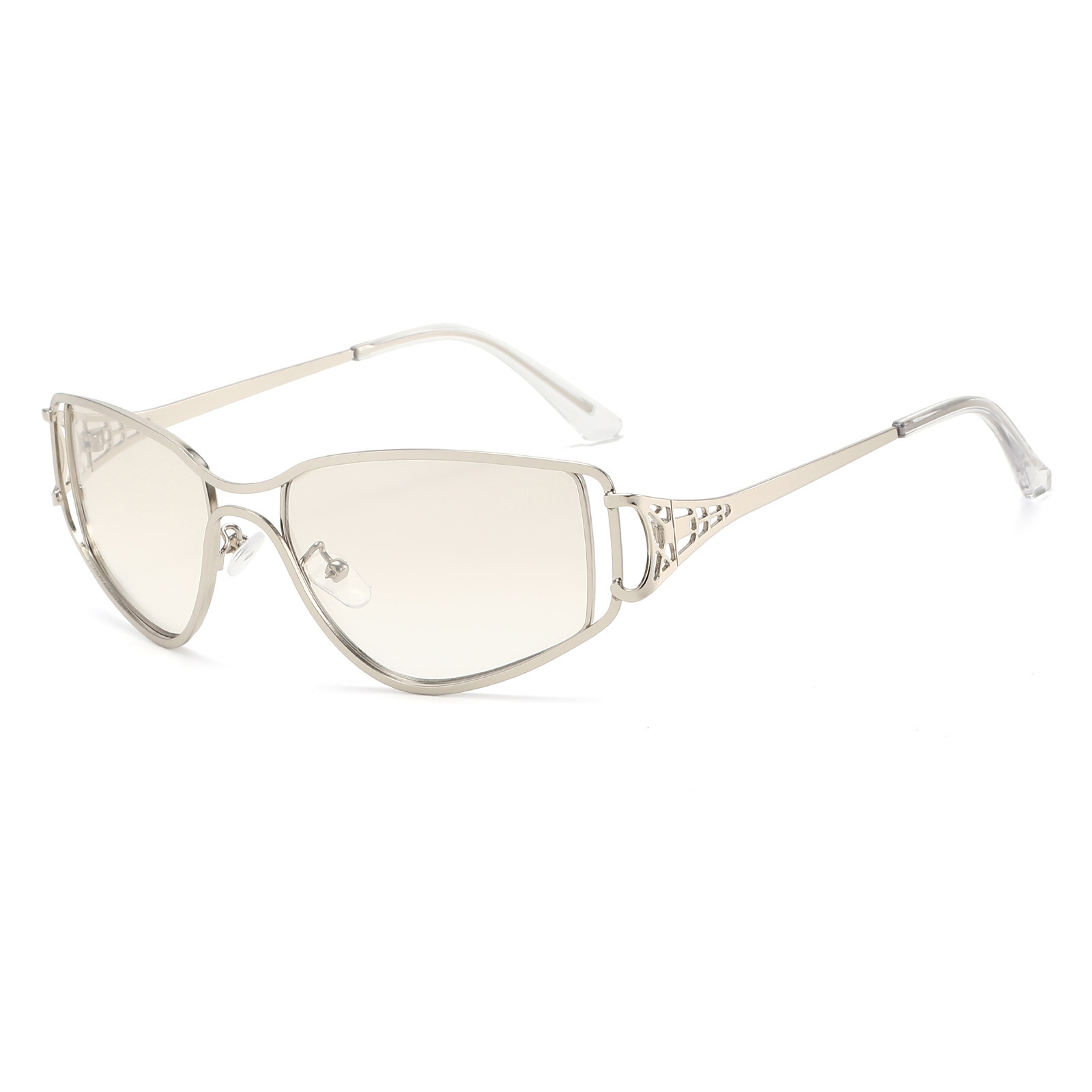 20 New Personalized Hollow Double-Beam European American Fashion Trend High-End Men's And Women's Street Style Sunglasses - view 6
