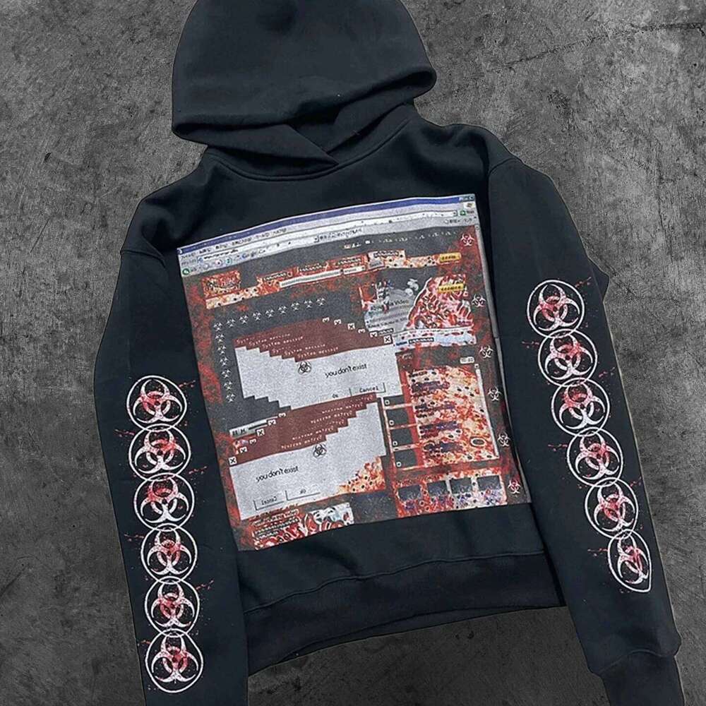 Harajuku Casual Grunge Hip Hop Streetwear Sweatshirt Gore Hoodies Women Tops Goth Oversized Hoodie Men Clothing Y2k Clothes W260626 - view 4