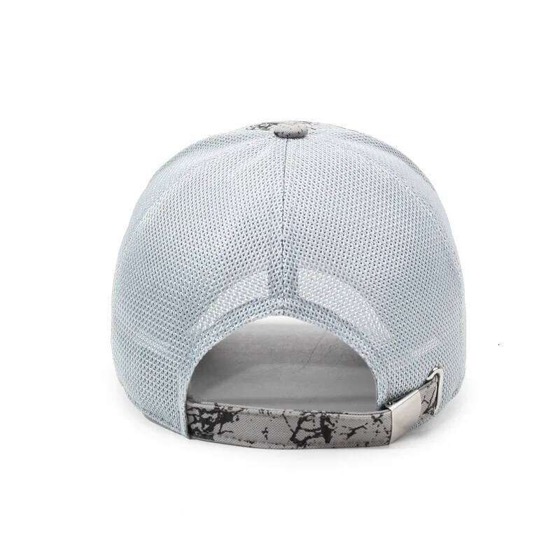 New Summer Men's Sun Hat, Outdoor Sports Visor, Mesh Back Baseball Cap, Breathable Casual Fishing & Trucker Hat W260626 - view 3