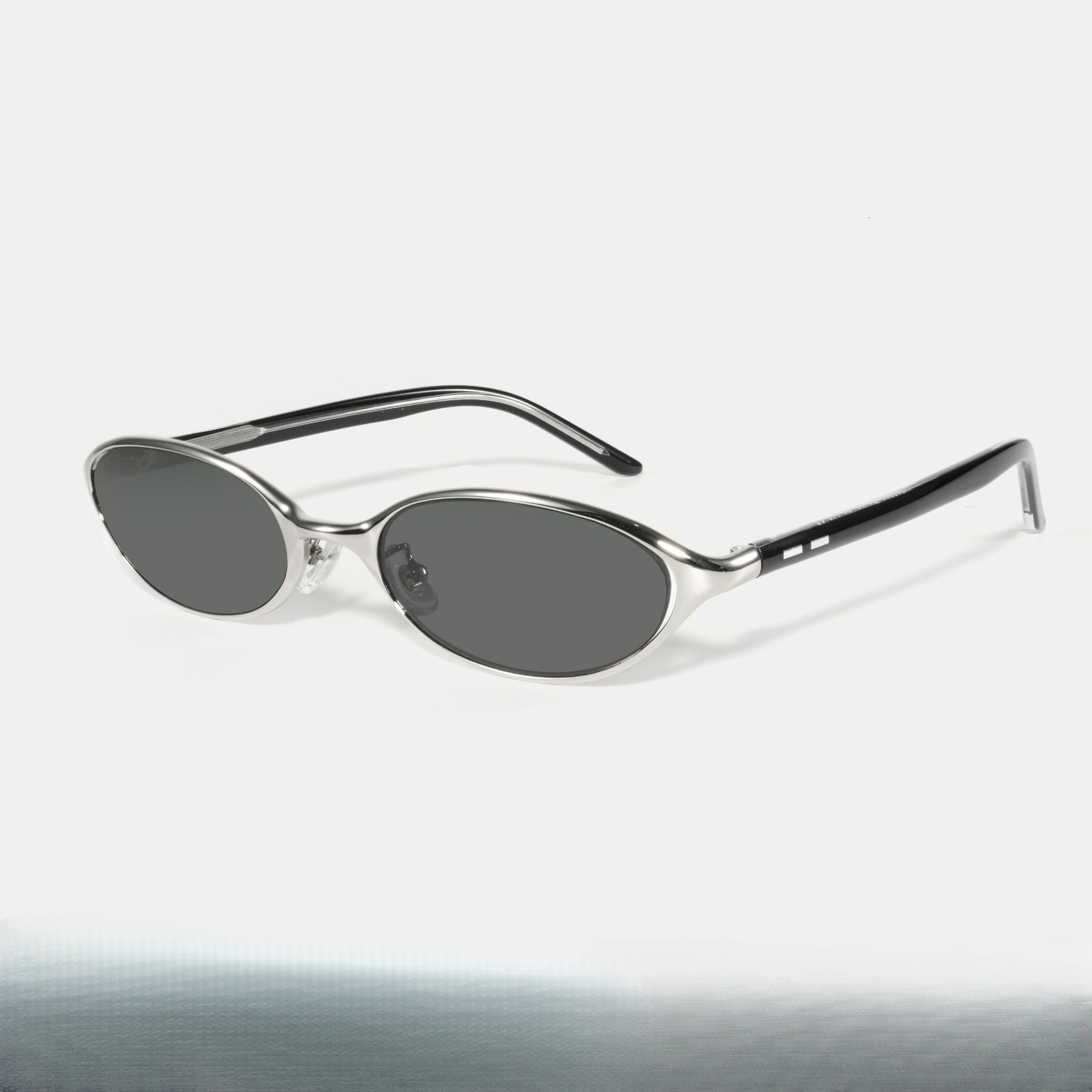 New GM Sunglasses High End Old Money Style Metal Oval Narrow Frame Best Selling Model Moody - view 8