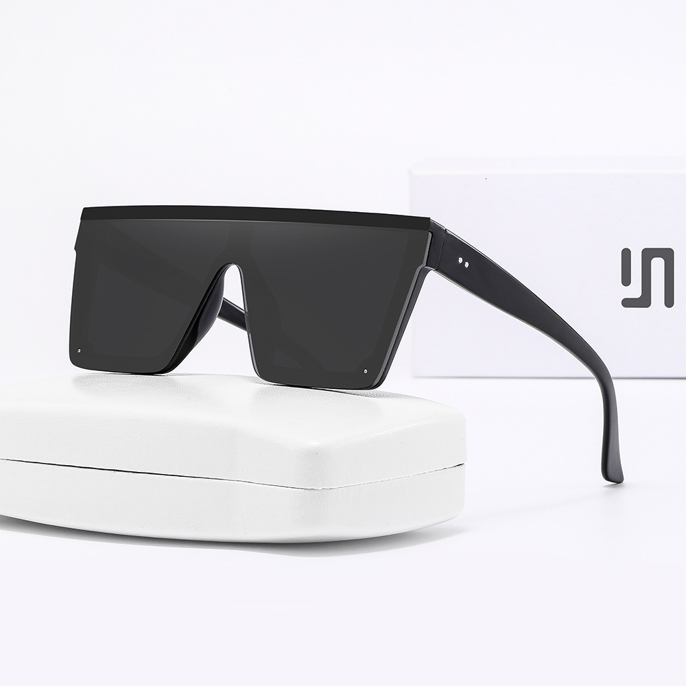 Glasses New One-Piece Polarized Sunscreen Trend Square Men and Women High-End Same Style Sunglasses wholesale - view 6