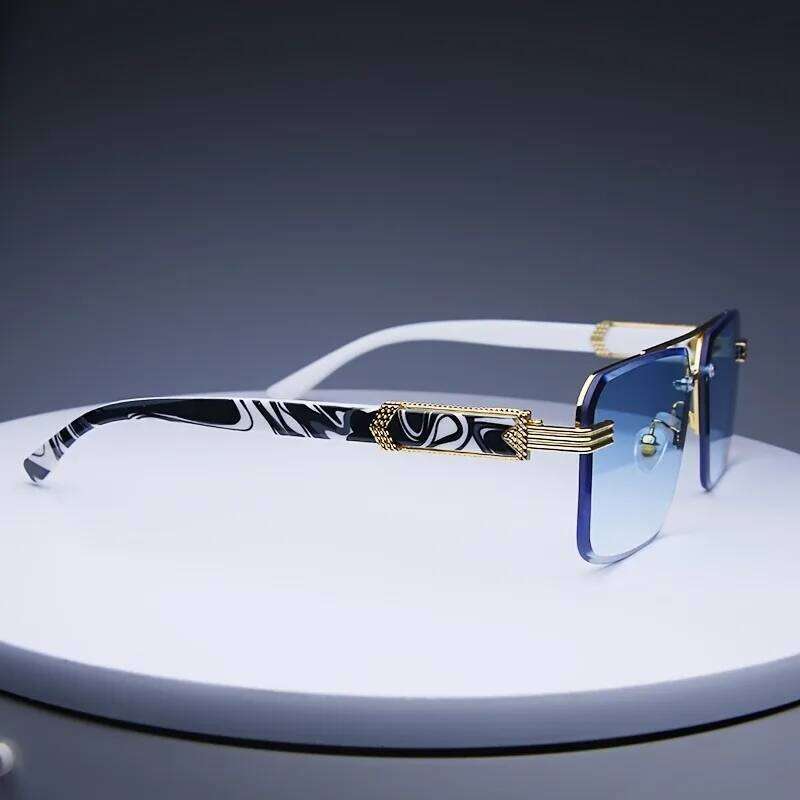 Fashion Rimless Sunglasses Men Women Populare Frameless Sun Glasses Male Female Classic Small Square Summer Traveling Shades 26Y0626 - view 6