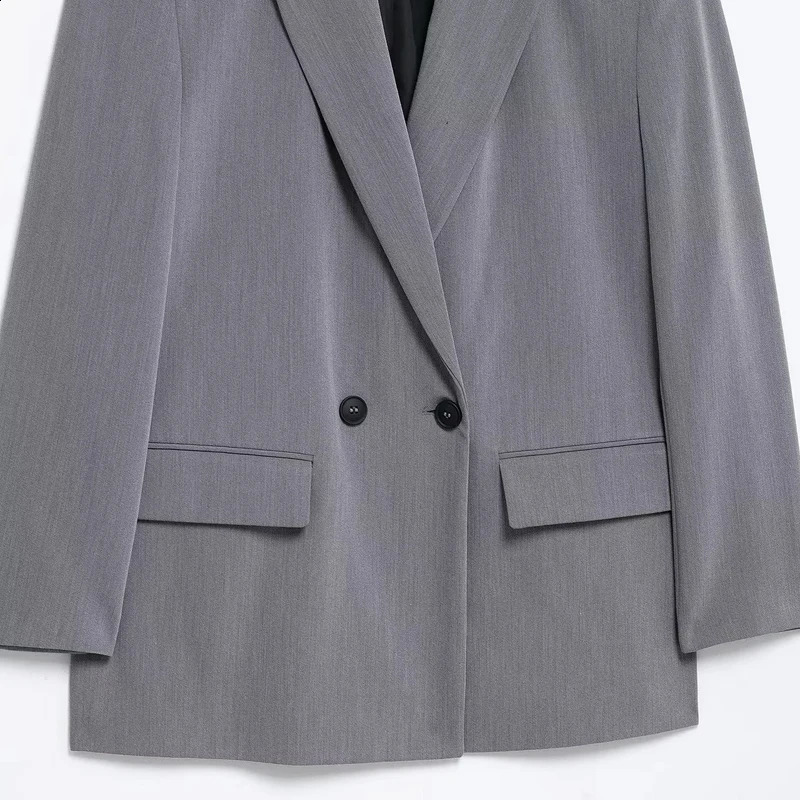 HXAO Womens Blazers Office Wear Long Blazer Spring Sleeve Solid Women Oversize Jacket High Quality 260625 - view 7