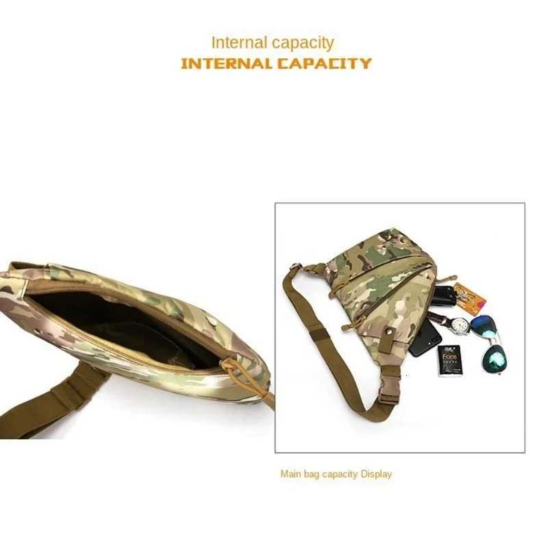 Bags Camouflage Tactical Bag Chest Single Shoulder Bags for Men Waterproof Nylon Crossbody Bags Male Messenger Bag M260626 - view 6
