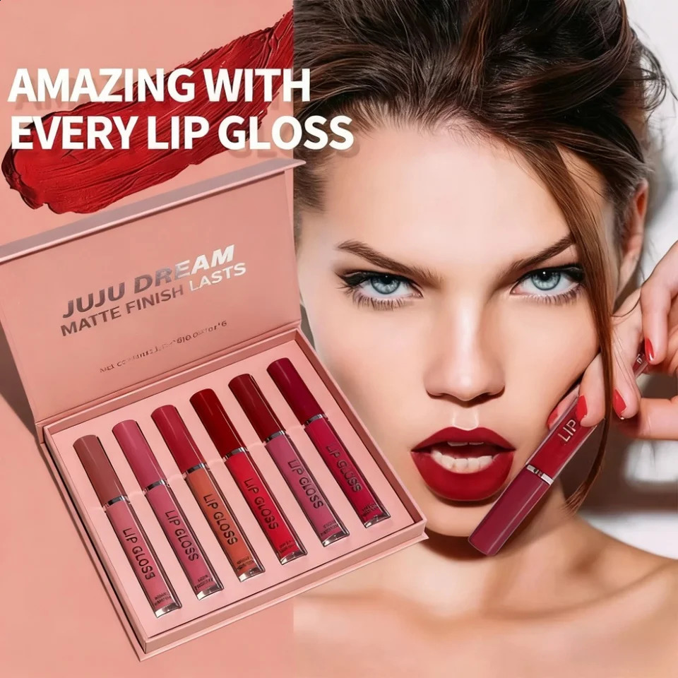 Matte Liquid Lipstick Set Waterproof Long Lasting Smudge Proof Lip Gloss Easy to Apply Non Transfer Holiday Gift 260618 - view 1