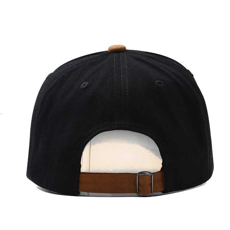 Letter Baseball Color-Block Embroidered Fresh Style Soft Top Couples Outdoor Sun-Proof Visor Hat M260626 - view 3