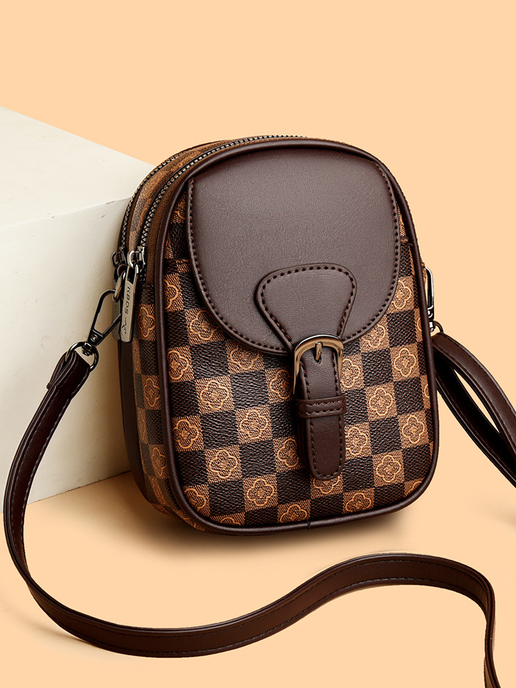 Designer Bag 2026 New Women's Phone Bag, High-End Fashion Print Coin Purse, Vintage Versatile Shoulder Crossbody Handbag - view 3