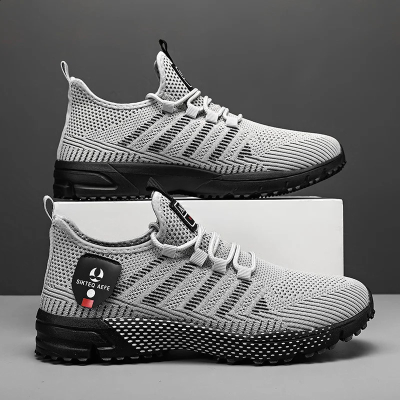 Fashion Mens Sneakers Breathable Mesh Casual Shoes Comfortable Non Slip Outdoor Running for Men High Quality Sneaker 260626 - view 3