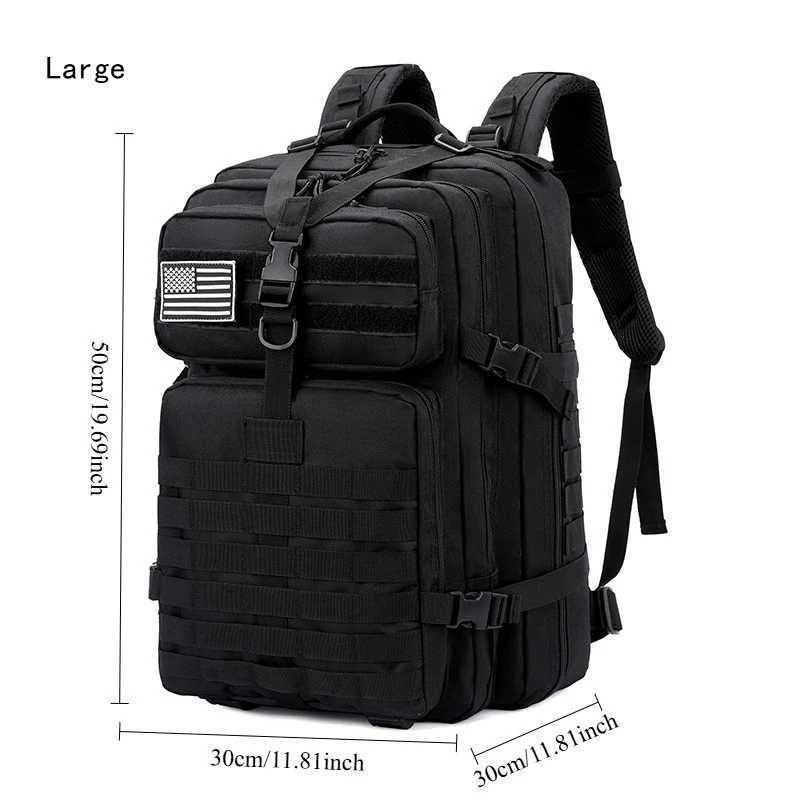 3X Tactical Backpack 50L/30L Elite Stronger Work Military Backpack Resistant and Heavy Duty 3 Day MOLLE Bug Out Bag M260626 - view 3