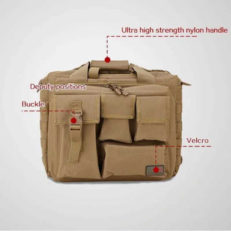 Backpack Tactical Molle Nylon New Messenger Shoulder Bag Laptop Handbags Briefcase Outdoor Multifunction Climbing Bag M260626 - view 6