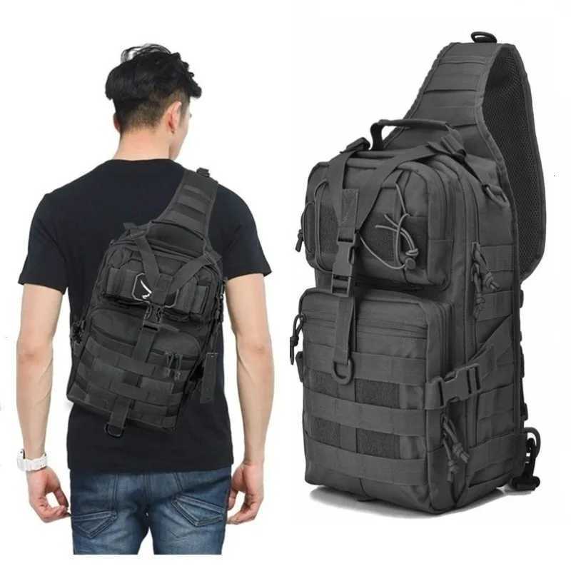 Backpack Mens Chest Bag Sling Waterproof EDC Rucksack Bag For Outdoor Hiking Camping Trekking Travel M260626 - view 6