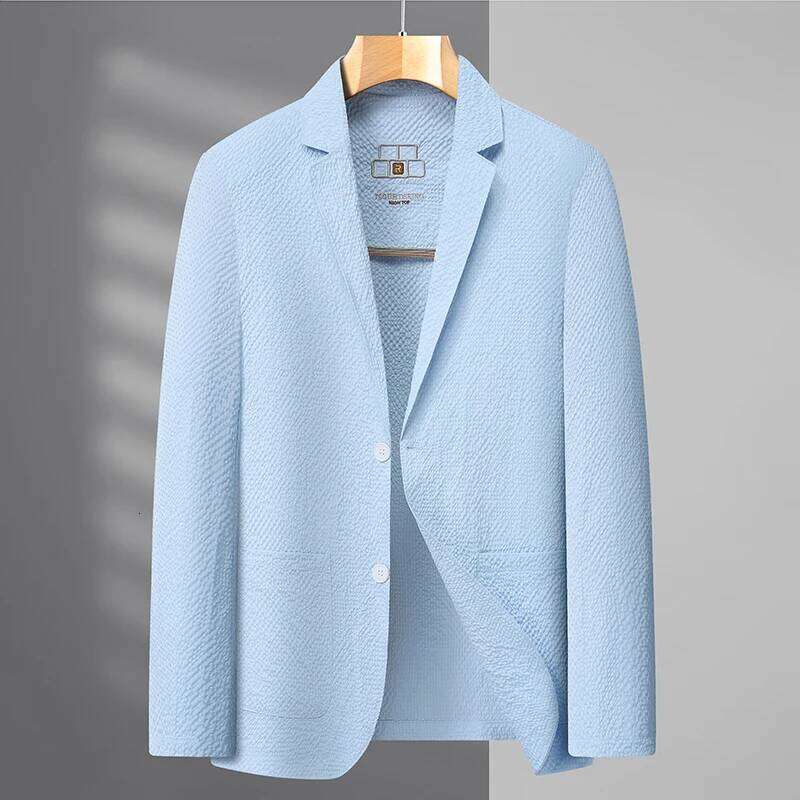 Men's Premium Blazer Top Spring New Summer Solid Color Cool Business Casual Sun Protection Jacket Minimalist Office Urban Wear 26L0626 - view 4