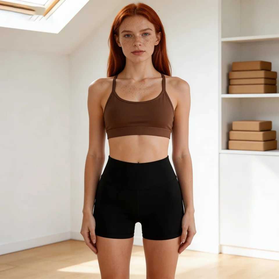 shorts 3-pc womens wide-waist yoga comfy flattering daily wear versatile for active lifestyle ideal for running yoga M260626 - view 6