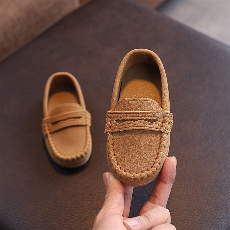 Children Moccasin Shoes Boys Flats Loafers Non-slip Tassels Cute Kids Casual Leather Shoes Soft Slip-on Pleated Solid Color a260617 - view 4