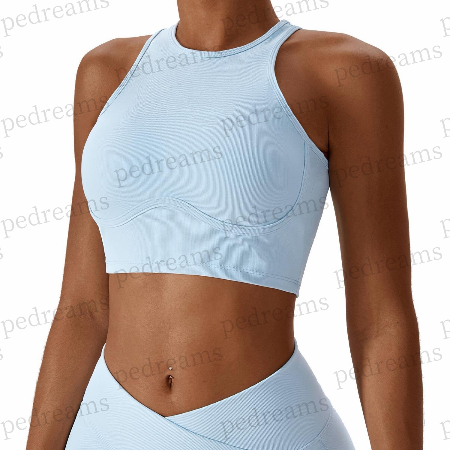 Supportive Sports Bra With Soft Straps For Female Athletes Ideal Workout Gear - view 6