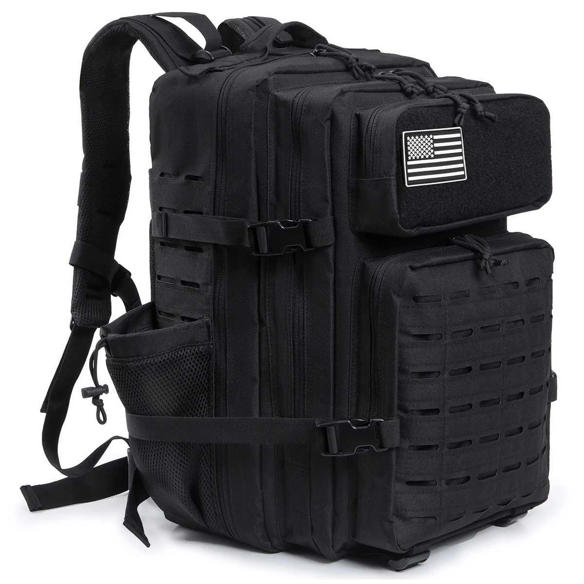 Tactical 45L Womens Mens and Backpack Outdoor Camping Equipment Backpack Hiking Backpack Travel Backpack with Double Cup Holde M260626 - view 5