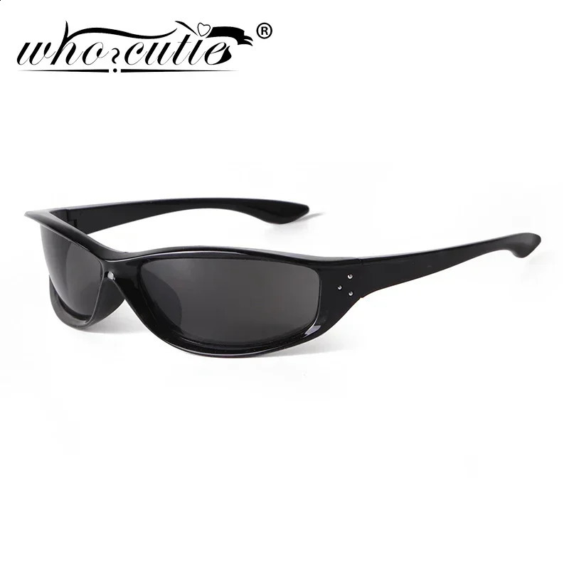 Retro Y2K Mirror Wrap Sport Sunglasses Men Women ner Vintage Rectangle Shade Eyewear Male Cycling Driving Sun Glasses 260626