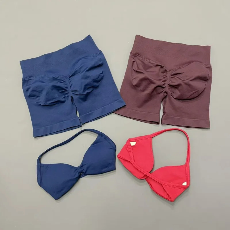 2PCS HISTELLO Seamless Gym Yoga Set Push Up Bra Scrunch Butt Lift Leggings Body Shaping Breathable Comfort Yoga Women Wear 260626 - view 3