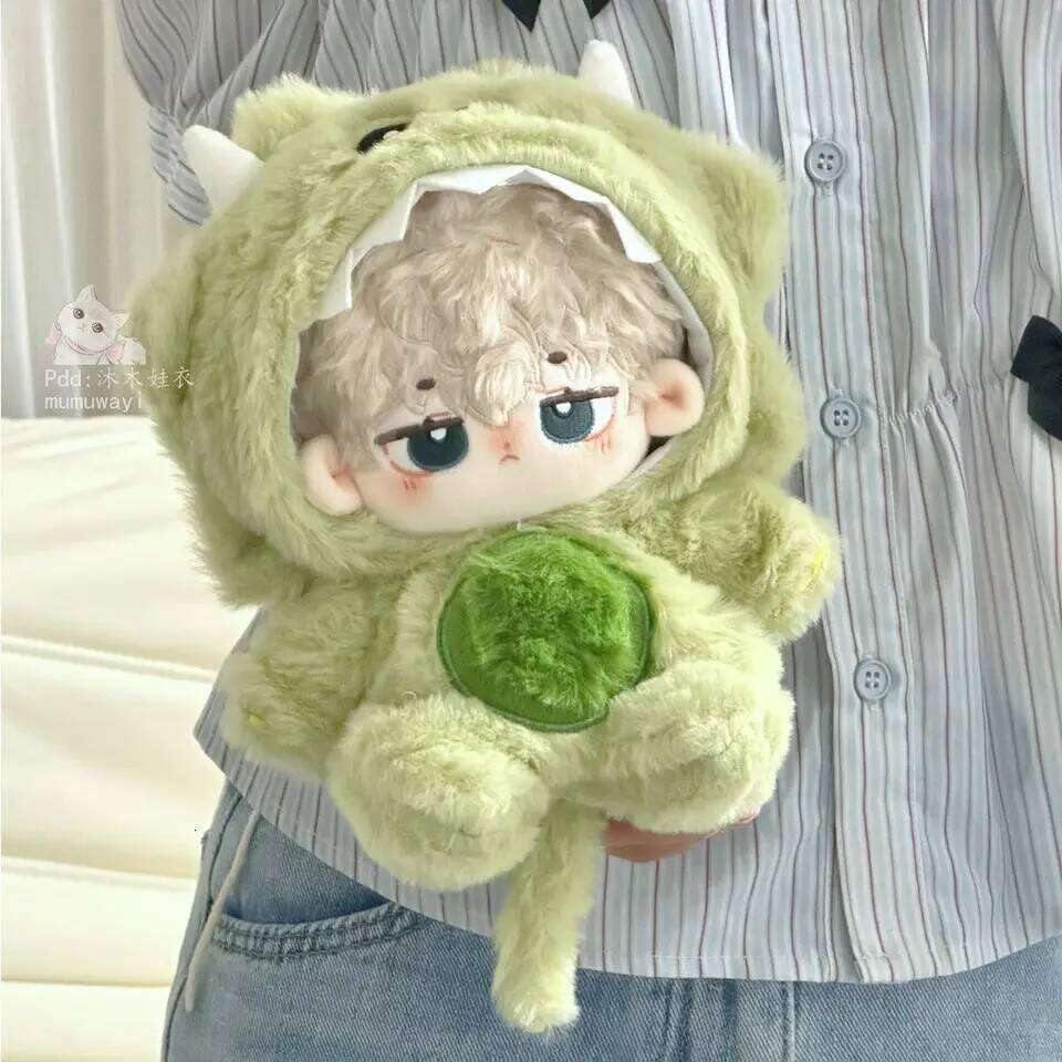 Plush Doll Clothes Cute Animal Onesie Outfit, New Cartoon Series Costume for 20cm Stuffed Toy Accessories 26Y0626 - view 4