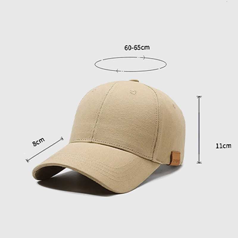 Baseball Size Men Big Extra Large Deepened Peaked Solid Color Sunshade Hat Adjustable Outdoor Casual Sports Visor M260626 - view 7