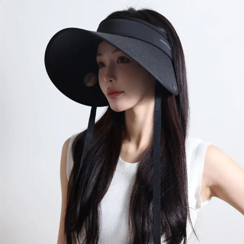 Wide Brim Straw Hat With Black Lining Visor Sun Hat With Neck Flap Uv Protection Summer Cap Hollow Top Sun Hat For Women 260625 - view 3