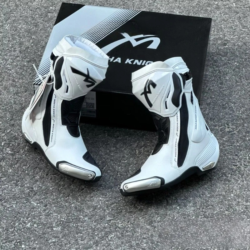 BENKIA Mocha Motorcycle Track Riding Boots CE Certification Professional Racing Botas Waterproof High Quality SH109 260626