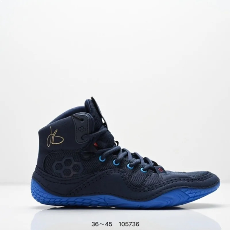 Good Quality Wrestling Boots Professional Unisex Boxing Shoes High Top Fighting Lace Up Sneakers Couples 260626 - view 3