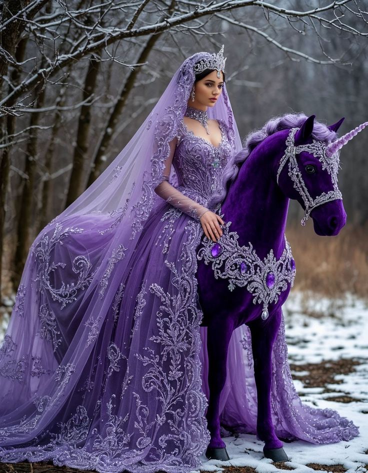 Fairytale Lace Medieval Wedding Dresses Long Sleeves Forset Princess Bridal Gown Lavender Olive Green Tulle A-Line Long Vintage Victorian Bride Dress - view 3