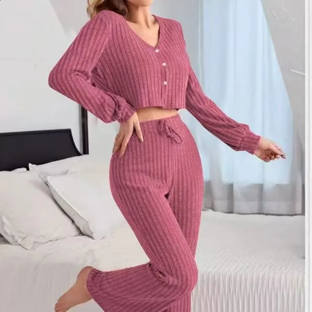 Women Pajama Sets Pijama Pajamas Woman Summer Set Sexy Sleepwear for Sleeping Womens Trousers Sleep Lounge Underwear 260625 - view 3