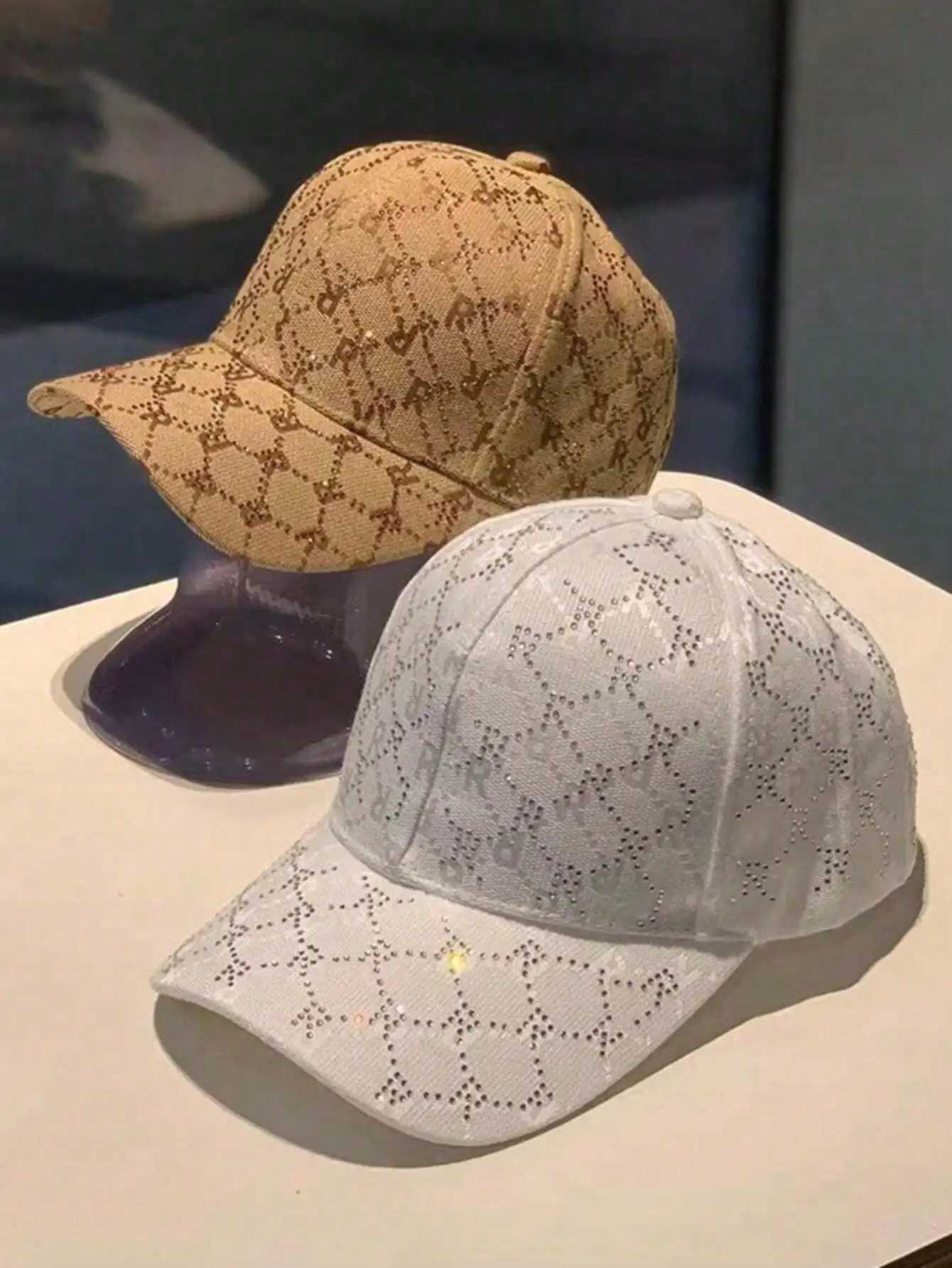 Baseball 1pc Protection Rhinestone Sun High Ponytail Bun Hat Adjustable High Ponytail Criss-Cross Design Sun hat M260626 - view 4