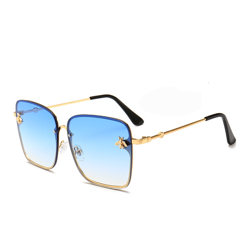 New 1843 European And American Style Women, Unique Metal Square Frame Sunglasses For Men, Trendy Sun Glasses - view 6