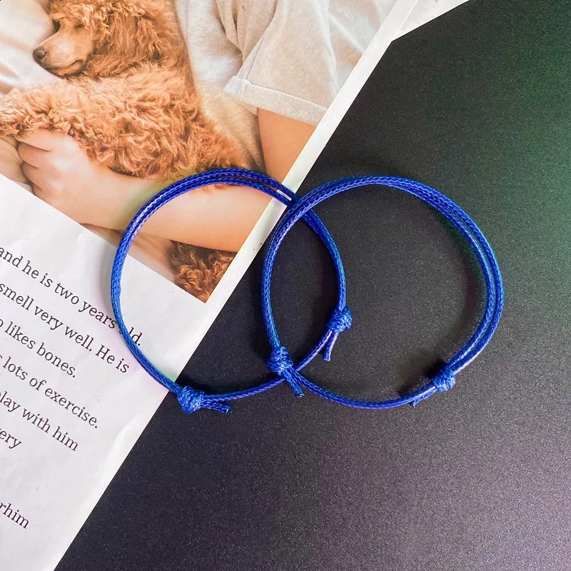 Red Black Cord Bracelet for Men String Adjustable Unisex Adult Waterproof Nylon Hand Good Lucky Charm Jewelry 260617 - view 4