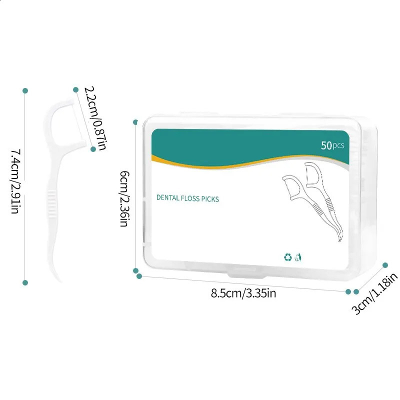 150pcs Dental Floss Plastic ToothpicksDisposable Cleaning between TeethSeparate BoxOral Care 260626 - view 7