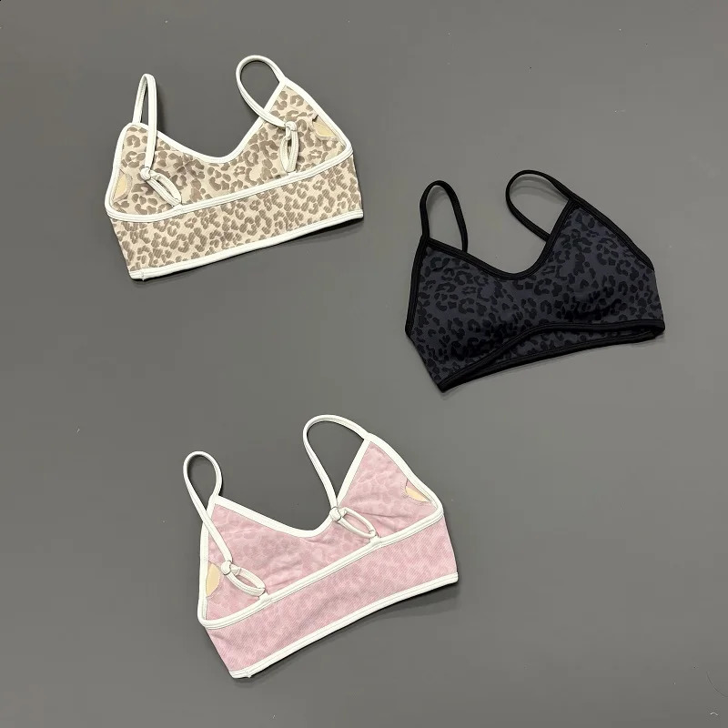 Women Leopard Print Sports Bra Wirefree Breathable Soft Comfortable Top High Support Push Up Gym Workout Yoga Fitness Bra 260626 - view 3