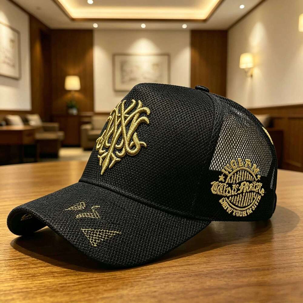 Fashionable classic breathable mesh baseball cap Adjustable summer sun - Popular hip-hop streetwear hat W260626 - view 3