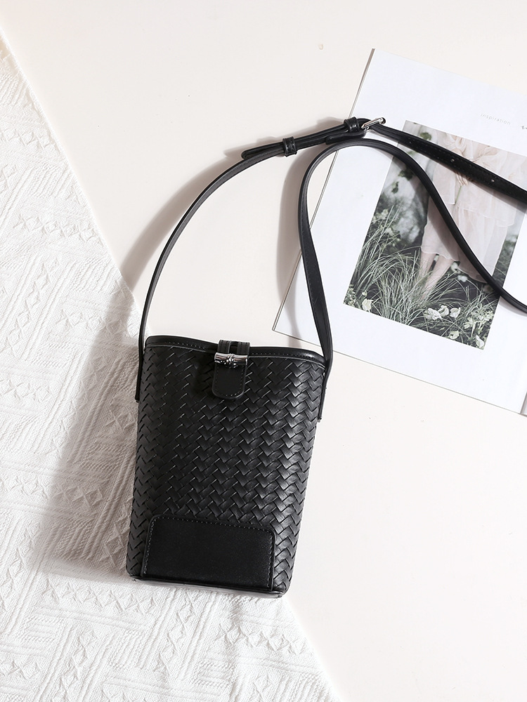 Free Shipping 2026 New Woven Mini Square Bag for Women, Unique Designer Crossbody Phone Purse, Versatile Casual Everyday Bag - view 8