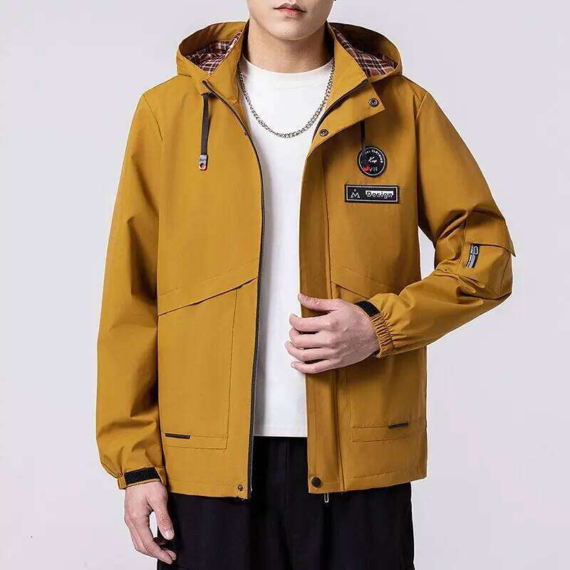 Spring and Autumn New Fashion Trend Outdoor Windproof Hooded Down Men's Loose Fit Plus Size High-Quality Jacket S-3XL W260626 - view 6