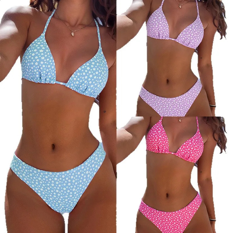 2026 Fashion Sexy Leopard Print Bikini Set for Women Tie Side String Two Piece Swimsuit Push Up Beach Bathing Suit Summer 260626 - view 6