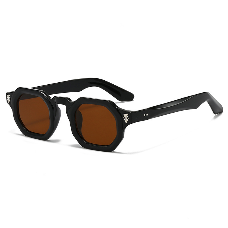 New European And American Geometric Frame Foreign Trade Sunglasses, Trendy Street Style, Modern Charm, Retro Sunglasses - view 4