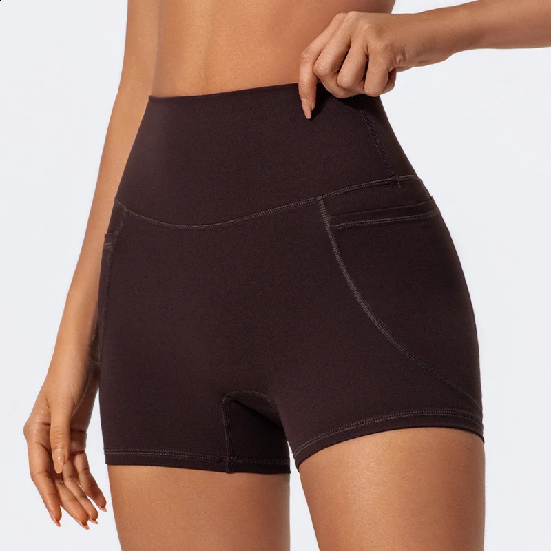Summer Pocket Style Quick-Dry Sports Shorts Women Gym High Waist Tight Yoga Pants Female Running Breathable Fitness Shorts 260626 - view 6