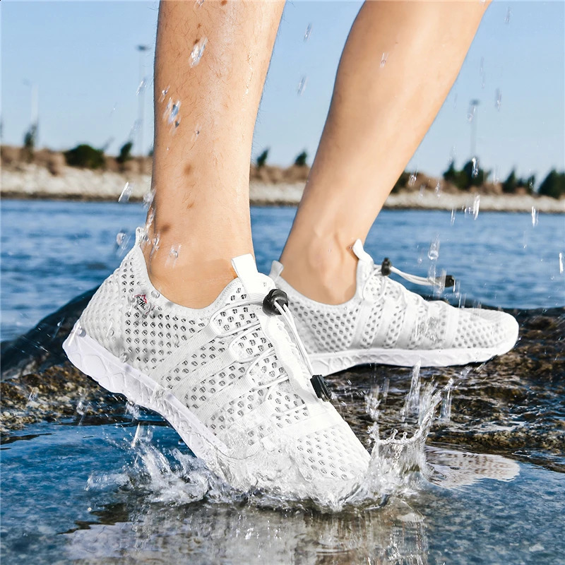 Mens Mesh Breathable Casual Shoes Outdoor Beach Water Lightweight Suixi 260626 - view 4