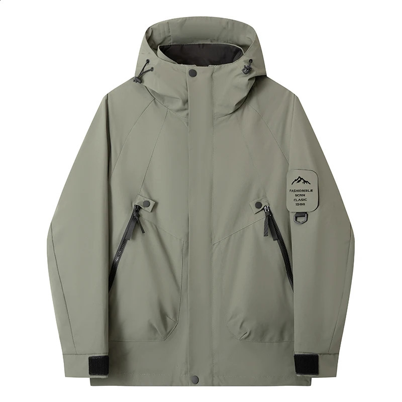 ARC Spring and Autumn Hardshell Jacket for Men Sports Ski Camping Casual Fashion Outdoor Mountaineering Tour Windstorm Jacket 260623 - view 4